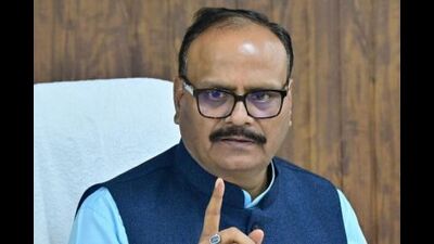 Uttar Pradesh deputy chief minister Brajesh Pathak (HT Photo) Uttar Pradesh deputy chief minister Brajesh Pathak (HT Photo)