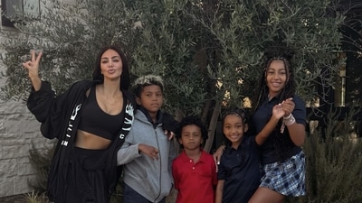 Kim Kardashian shares North, along with Saint, 9, Chicago, 7, and Psalm, 6, with her former husband Kanye West. Kim Kardashian shares North, along with Saint, 9, Chicago, 7, and Psalm, 6, with her former husband Kanye West.