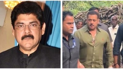 Salman Khan arrived to pay final tribute to Pankaj Dheer, Salman Khan arrived to pay final tribute to Pankaj Dheer,