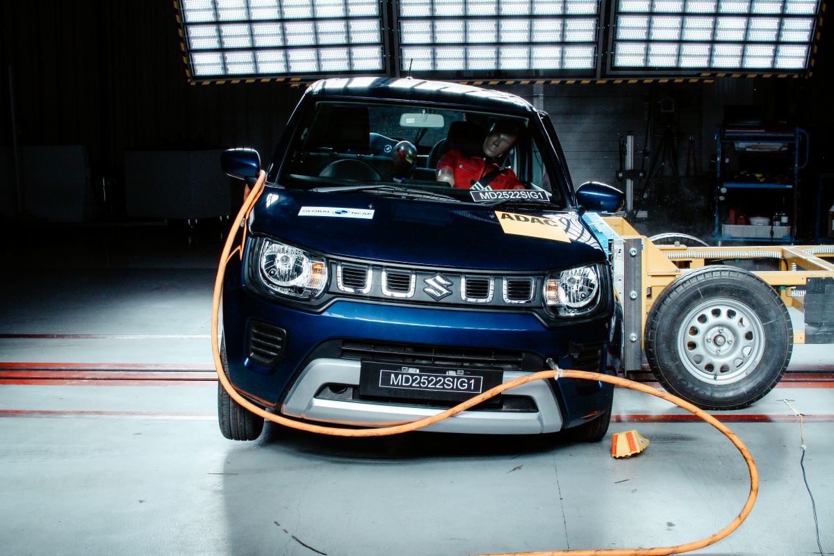 The Ignis was given 16.48 points in adult protection and 3.86 points in child protection The Ignis was given 16.48 points in adult protection and 3.86 points in child protection