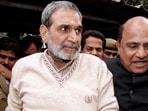 A file photo of Congress leader Sajjan Kumar leaving the Patiala House courts. (PTI) A file photo of Congress leader Sajjan Kumar leaving the Patiala House courts. (PTI)