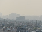 Citing US research, officials said vehicle emissions form 26% of Gurugram’s PM2.5; traffic snarls since GRAP rollout have worsened pollution levels. (Parveen Kumar/HT) Citing US research, officials said vehicle emissions form 26% of Gurugram’s PM2.5; traffic snarls since GRAP rollout have worsened pollution levels. (Parveen Kumar/HT)