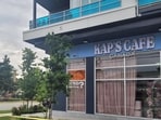 Kap’s Cafe in Surrey, British Columbia, Canada, which was fired at by unknown persons in the early hours of Thursday. (Credit: Sameer Kaushal/NewsDerby)