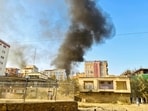 Smoke rises up from the site of explosions in Kabul on October 15, 2025, amid heavy border clashes between Afghanistan and Pakistan Smoke rises up from the site of explosions in Kabul on October 15, 2025, amid heavy border clashes between Afghanistan and Pakistan
