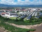 The KK Park complex in Myanmar's Myawaddy township from where scammers operate. (AFP) The KK Park complex in Myanmar's Myawaddy township from where scammers operate. (AFP)