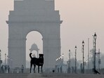 The diya lighting will be done all along Kartavya Path leading up to India Gate. (AFP) The diya lighting will be done all along Kartavya Path leading up to India Gate. (AFP)