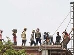 The new rule will apply to all major ongoing and future projects, including road widening, flyover construction, and significant repair works. (HT archive)