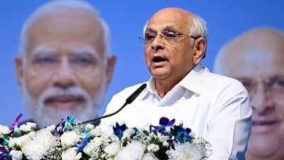 The ministers had been told to hand in their resignations by Wednesday afternoon to give CM Bhupendra Patel. (ANI Photo) The ministers had been told to hand in their resignations by Wednesday afternoon to give CM Bhupendra Patel. (ANI Photo)