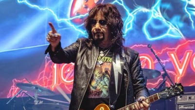 Ace Frehley, the founding member of the rock band, KISS. (X/@JeremyWhiteMTL)