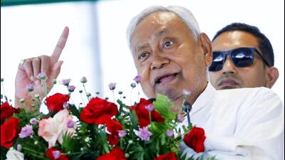 Addressing a public rally in Darbhanga on the occasion of JD(U) candidates filing their nominations, Kumar highlighted his government’s two-decade-long tenure. (ANI)