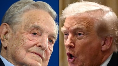 Donald Trump had earlier said on Truth Social that George Soros and his son, Alex, should face federal charges under the RICO Act. (AFP) Donald Trump had earlier said on Truth Social that George Soros and his son, Alex, should face federal charges under the RICO Act. (AFP)