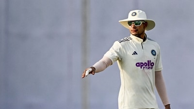 India's captain Shubman Gill gestures during the third day of the second and final Test. (AFP) India's captain Shubman Gill gestures during the third day of the second and final Test. (AFP)