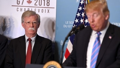Bolton, formerly a close adviser to the US President, has now turned into a critic. (AFP) Bolton, formerly a close adviser to the US President, has now turned into a critic. (AFP)