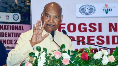 Former President Ram Nath Kovind. (ANI) Former President Ram Nath Kovind. (ANI)