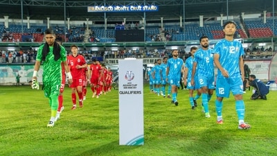 Who cares? Goa didn’t heed Khalid Jamil’s call for energy from the stands. (Source: AIFF)