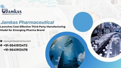 Jamkas Pharmaceuticals Launches Cost-Effective Third-Party Manufacturing Model for Emerging Pharma Brand Jamkas Pharmaceuticals Launches Cost-Effective Third-Party Manufacturing Model for Emerging Pharma Brand