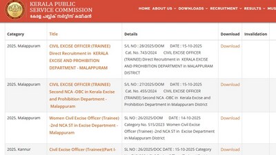 Kerala PCS CEO Recruitment 2025: Check provisional merit list through the direct link given here. Kerala PCS CEO Recruitment 2025: Check provisional merit list through the direct link given here.