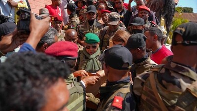 Col. Michael Randrianirina is due to be sworn in as Madagascar's leader at a ceremony at the High Constitutional Court on Friday. (AFP) Col. Michael Randrianirina is due to be sworn in as Madagascar's leader at a ceremony at the High Constitutional Court on Friday. (AFP)