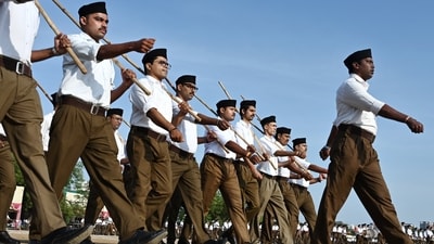 Karnataka bringing rules to ban RSS activities in schools and colleges (PTI/Representative) Karnataka bringing rules to ban RSS activities in schools and colleges (PTI/Representative)