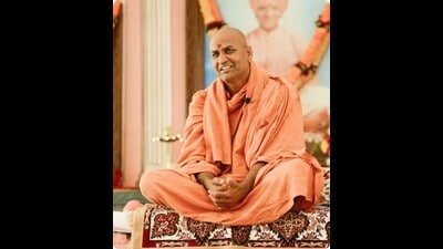 The move follows strong backlash against Swamiji’s speech in Beelur village of Maharashtra’s Jath taluk last week. (HT PHOTO)