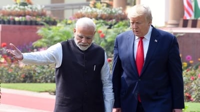 US President Donald Trump and Prime Minister Narendra Modi have had a friendly personal equation. (HT File Photo) US President Donald Trump and Prime Minister Narendra Modi have had a friendly personal equation. (HT File Photo)