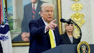 The chamber also hailed Trump's measured to secure the US borders. (REUTERS)