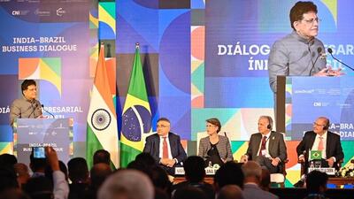 Union minister Piyush Goyal addressed the India-Brazil Business Dialogue (X/PiyushGoyal)