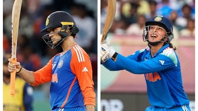 Abhishek Sharma and Smriti Mandhana Abhishek Sharma and Smriti Mandhana