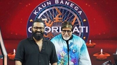 Rishab Shetty will appear as a guest on Amitabh Bachchan's KBC 17. Rishab Shetty will appear as a guest on Amitabh Bachchan's KBC 17.