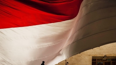 Indonesian flag (Asia Society) Indonesian flag (Asia Society)