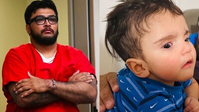 Jake and Rebecca Haro were in court for felony settlement conference in baby Emmanuel's case. (X/@JLRINVESTIGATES) Jake and Rebecca Haro were in court for felony settlement conference in baby Emmanuel's case. (X/@JLRINVESTIGATES)
