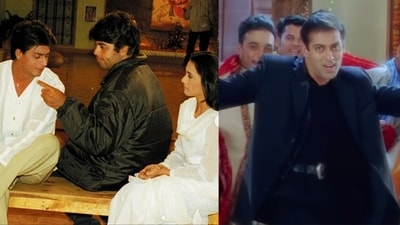 Karan Johar shared Shah Rukh Khan and Rani Mukerji's photos but not Salman Khan's.