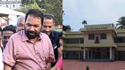 Kerala education minister V Sivankutty has accused St Rita's Public School- of politicising the issue, days after the matter was "amicably resolved' (PTI/HT Photo) Kerala education minister V Sivankutty has accused St Rita's Public School- of politicising the issue, days after the matter was "amicably resolved' (PTI/HT Photo)