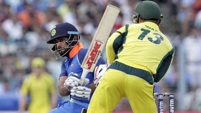 Virat Kohli scored a 92 in sweltering conditions against Australia (AP) Virat Kohli scored a 92 in sweltering conditions against Australia (AP)