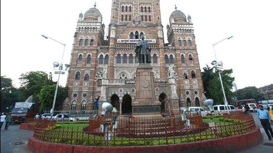 A file photo of the Brihanmumbai Municipal Corporation (BMC) building in Mumbai. (HT photo)