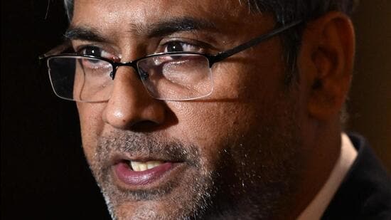 All India Football Federation president Kalyan Chaubey. (AFP)