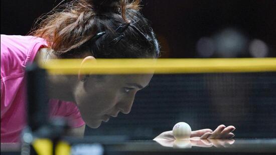 India’s Manika Batra. (AFP)