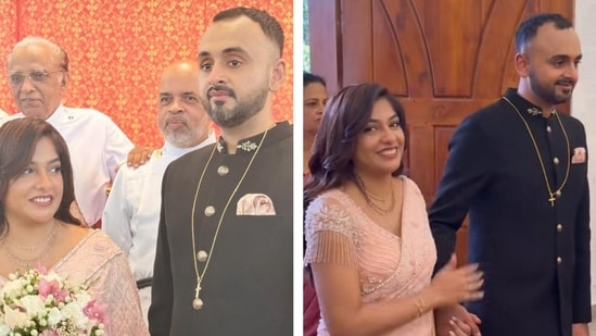 Actor Archana Kavi has married Rick Varghese in an intimate church ceremony.