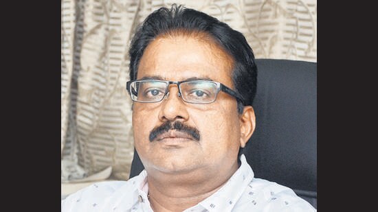 Pune, India - September 11, 2019: Dilip Khedkar - Regional officer - Maharashtra Pollution Control Board in Pune, India, on Wednesday, September 11, 2019. (Photo by Milind Saurkar/Hindustan Times) (Milind Saurkar/HT Photo)