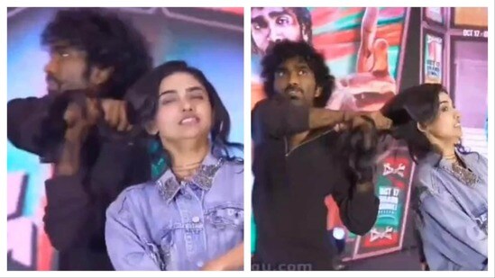 స్టేజ్పై అందరూ చూస్తుండగానే మమితా జుట్టు పట్టుకొని లాగిన ప్రదీప్.. అస్సలు క్యూట్గా లేదంటూ హీరోయిన్ రియాక్షన్