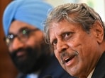 Former Indian cricketer and president of the Professional Golf Tour of India (PGTI) Kapil Dev. (AFP)