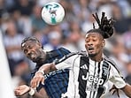 Marcus Thuram of Inter Milan and his brother Khephren Thuram of Juventus during a Serie A game in February. (Getty Images) Marcus Thuram of Inter Milan and his brother Khephren Thuram of Juventus during a Serie A game in February. (Getty Images)