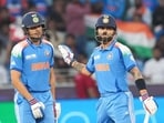 India's Shubman Gill, left, and Virat Kohli India's Shubman Gill, left, and Virat Kohli