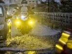 The weather department has issued a yellow alert for Bengaluru till October 22.(PTI)