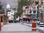 The authorities on Friday reimposed restrictions in Leh district of Ladakh over apprehensions of disturbance to public peace and tranquillity and the possibility of a law and order breakdown in the area. (ANI) The authorities on Friday reimposed restrictions in Leh district of Ladakh over apprehensions of disturbance to public peace and tranquillity and the possibility of a law and order breakdown in the area. (ANI)