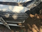 The mangled car was seized from the scene. (HT)