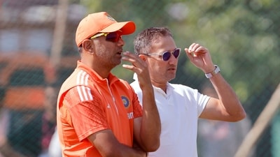 Former head coach Rahul Dravid and BCCI chief selector Ajit Agarkar (ANI ) Former head coach Rahul Dravid and BCCI chief selector Ajit Agarkar (ANI )