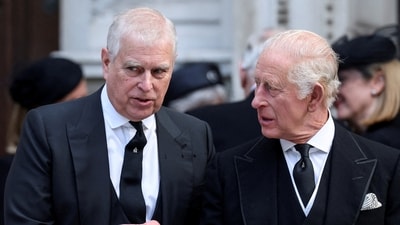 If King Charles forcefully took the title from Prince Andrew he could make anyone he chose the next Duke of York, but the embattled Royal Family member has relinquished it himself. (REUTERS)