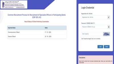 IBPS SO Prelims Result 2025 declared at ibps.in, direct link to check here IBPS SO Prelims Result 2025 declared at ibps.in, direct link to check here