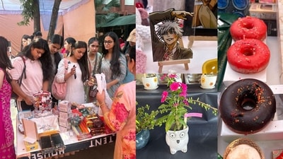 Kamala Nehru College's Diwali Mela was organised in the theme of sustainability, for young women entrepreneurs to put their best foot forward while keeping in mind the cause of environment. (Photos: Karan Sethi/HT) Kamala Nehru College's Diwali Mela was organised in the theme of sustainability, for young women entrepreneurs to put their best foot forward while keeping in mind the cause of environment. (Photos: Karan Sethi/HT)